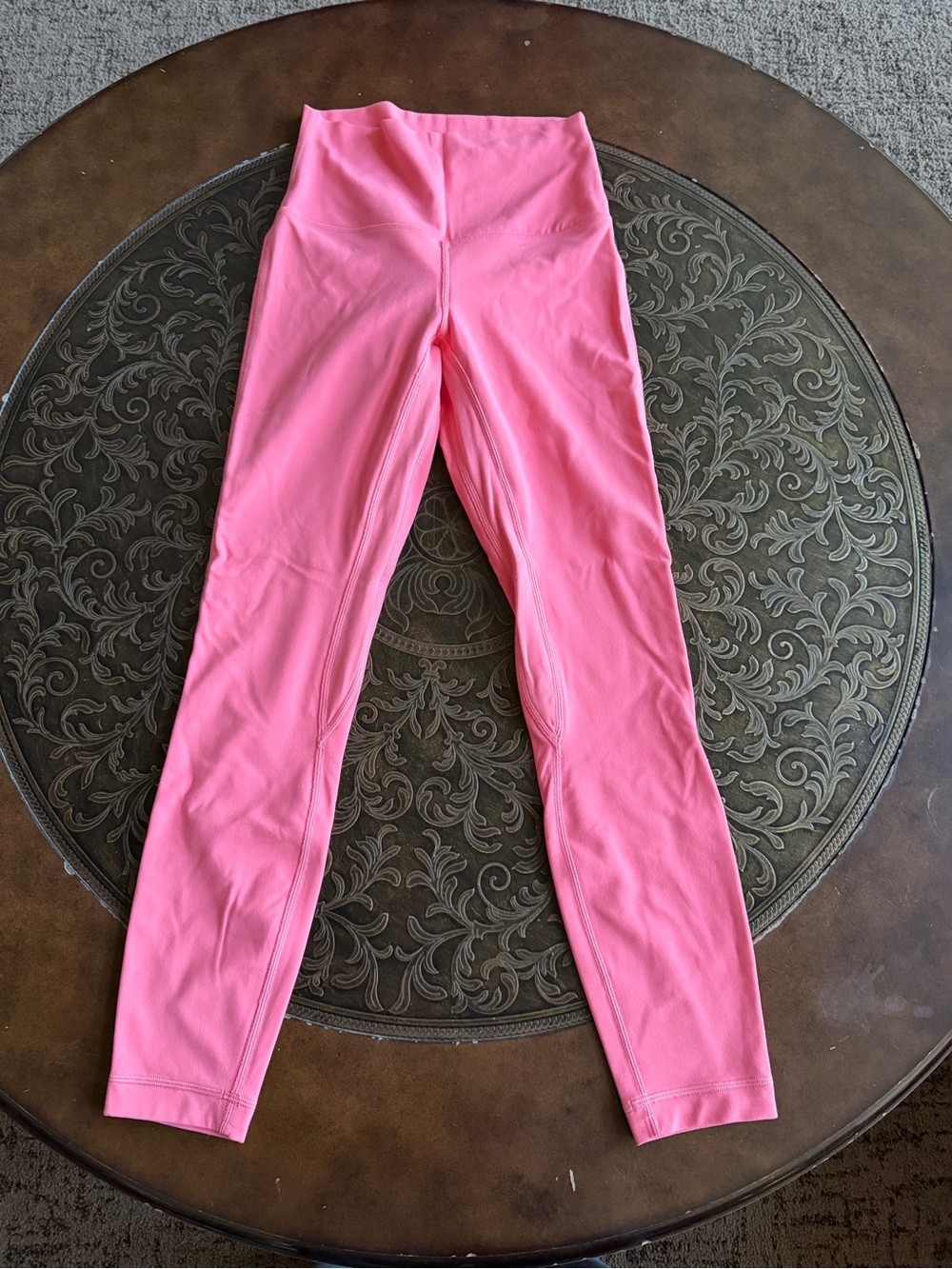 Lululemon coral 25” Align fully lined leggings